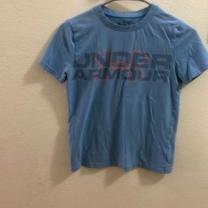 Boys Medium light blue Under Armour t-shirt